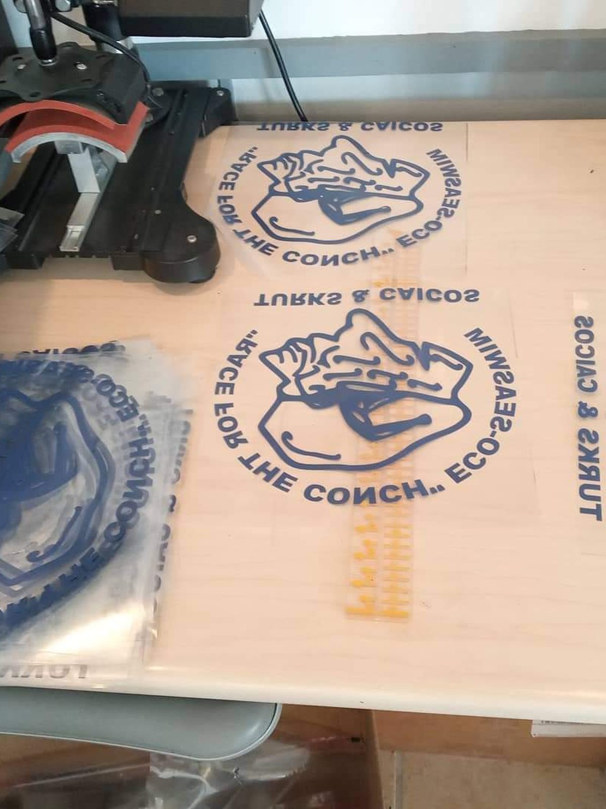 Race for the Conch event tees — screen print
